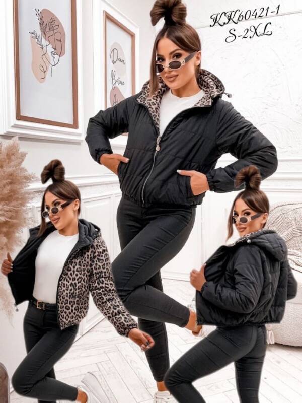 Kurtki damskie cienki Roz S-2XL, 1 Kolor Paczka 5 szt